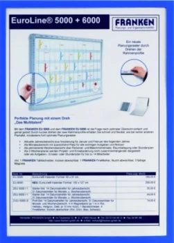 Image of Franken Doc Holder Mag Din A4 5pcs Blue