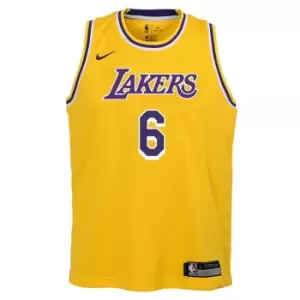 Image of Nike NBA Icon Jersey Junior Boys - Yellow