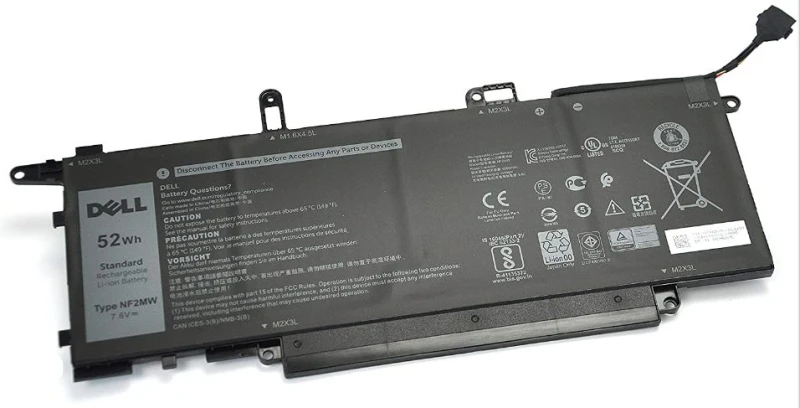 Image of DELL Battery 4 Cell 52Whr for Latitude 7400 2-in-1 - OEM: CHWV6 11P1P