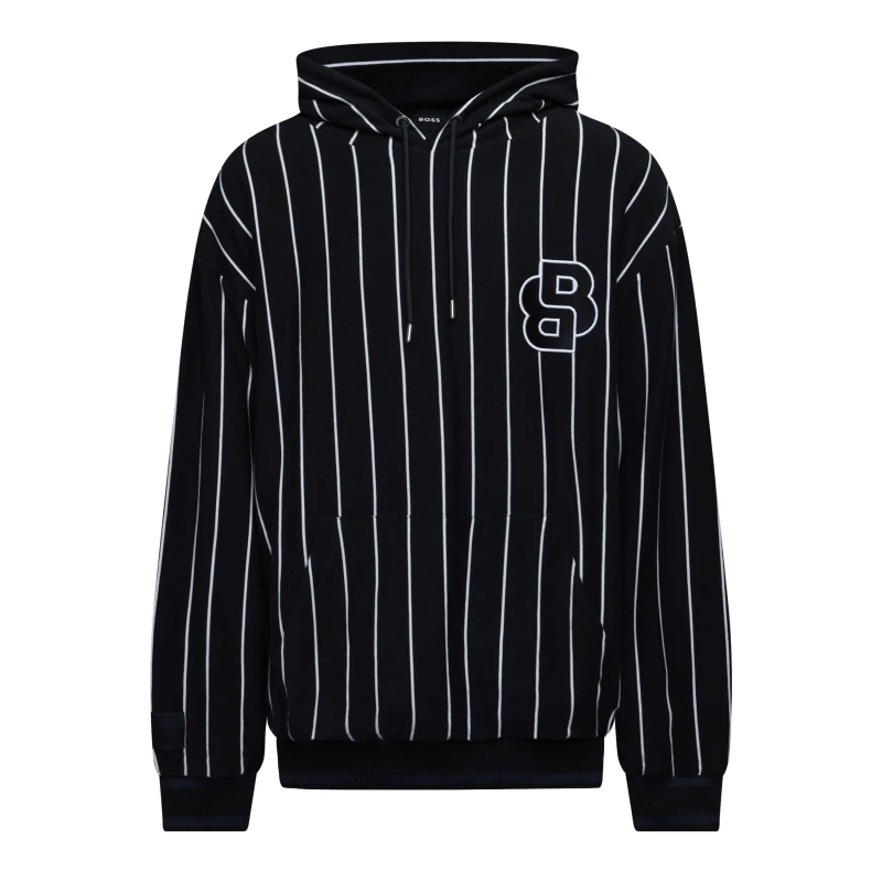 Image of Boss Mens Sullivan Over the Head Hoodie Dark Blue male M