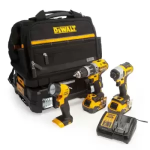 Image of DEWALT DEWALT 18V XR DCF887, DCD796 & DCL040 Kit (2 x 5.0Ah Batteries) DCD796IMPACTDEAL