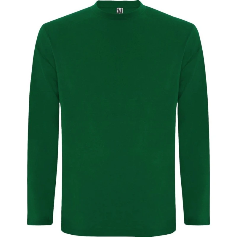 Image of ROLY ROLY Men Extreme Long-Sleeved T-Shirt in Bottle Green Size: Medium Bottle Green M Male 5063470972562