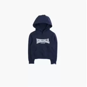 Image of Lonsdale Essential Logo OTH Hoodie Juniors - Blue