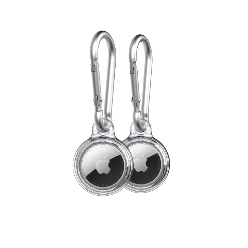 Image of Tech21 Tech21 Evo Clear Case for Apple AirTag - 2 Pack