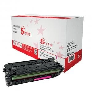 Image of 5 Star Office Supplies HP 508A Magenta Laser Toner Ink Cartridge