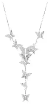 Image of Swarovski 5636415 Lilia Y Necklace Rhodium Plated Jewellery