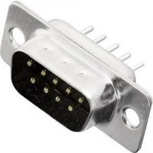 Image of D SUB pin strip 180 Number of pins 9 Soldering MH Connectors