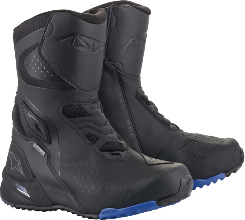 Image of Alpinestars RT-8 Gore-Tex Motorcycle Boot, black-blue, Size 41 for Men