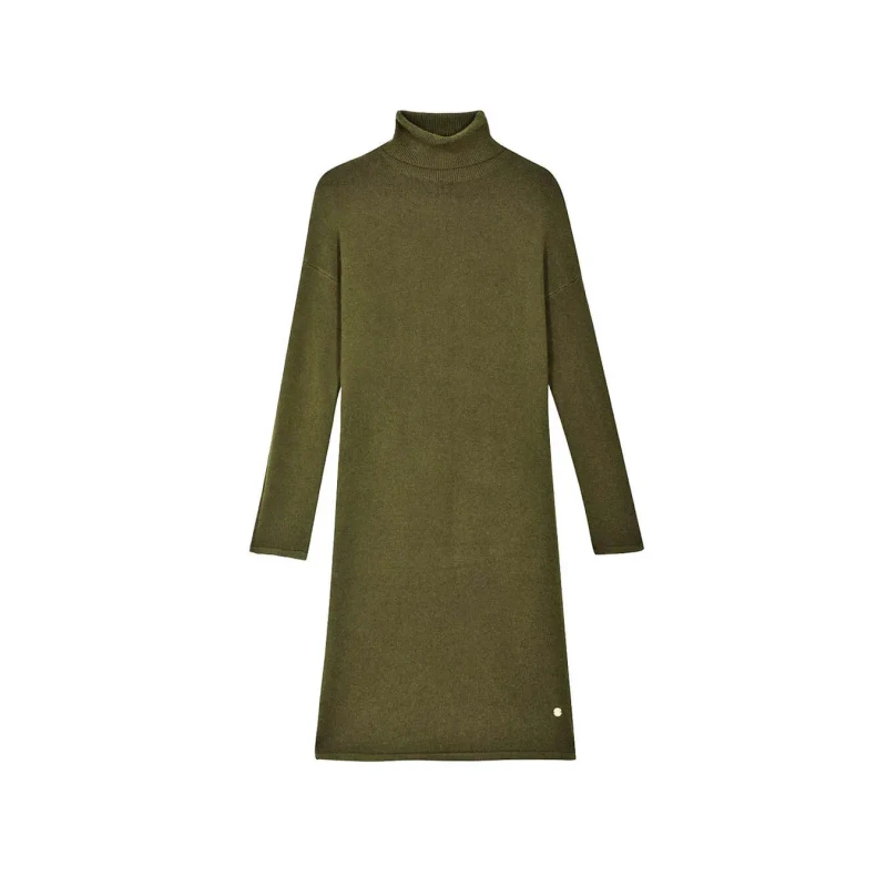 Image of La Petite Etoile Womens sweater dress La Petite Etoile Siria Vert Female S