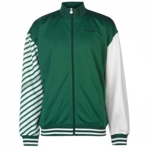 Image of Diadora Barra Tracksuit Top - Verdant Green