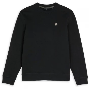 Image of Ted Baker Hatton Ls Sweatshirt - BLACK