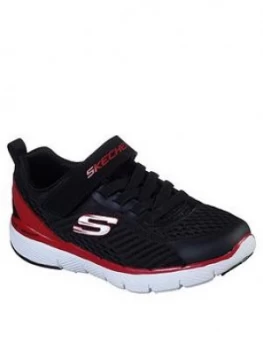 Image of Skechers Boys Flex Advantage 3.0 Trainers - Black