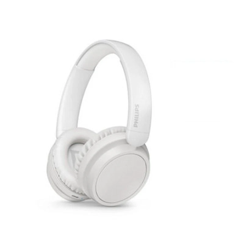 Image of Philips Tah5209 White 5000 Series Over-Ear Wireless Bt Headphones Noise Isolation Includes Free Gift