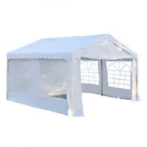 Image of OutSunny Party Gazebo Outdoors Water proof White 4000 mm x 4000 mm