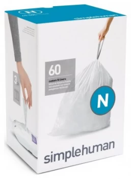 Image of simplehuman Bin Liner Code N 3 x 20 Pack 60 Liners