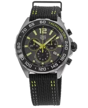 Image of Tag Heuer Formula 1 Quartz Chronograph Grey Dial Nylon Mens Watch CAZ101AG.FC8304 CAZ101AG.FC8304