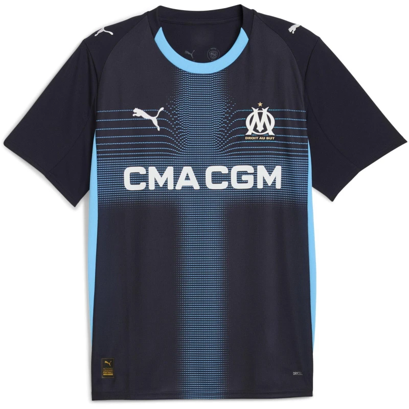 Image of Puma Olympique Marseille Away Shirt 2025 2026 Adults Navy/Blue male XL