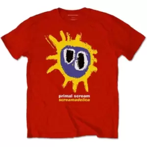 Image of Primal Scream - Screamadelica Unisex XX-Large T-Shirt - Red