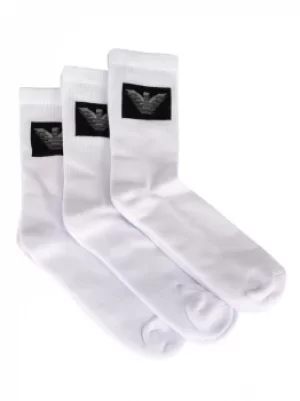 Image of 3 Pack Sponge Short Socks