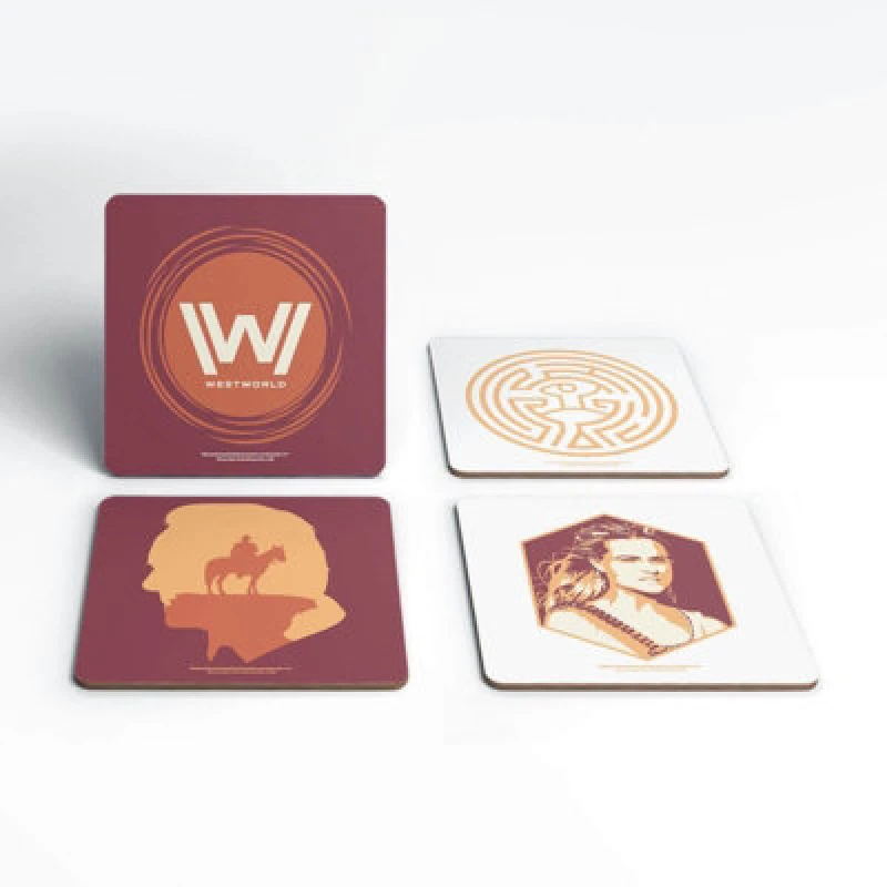 Image of Zavvi Westworld Dolores Corkbacked Coaster Set