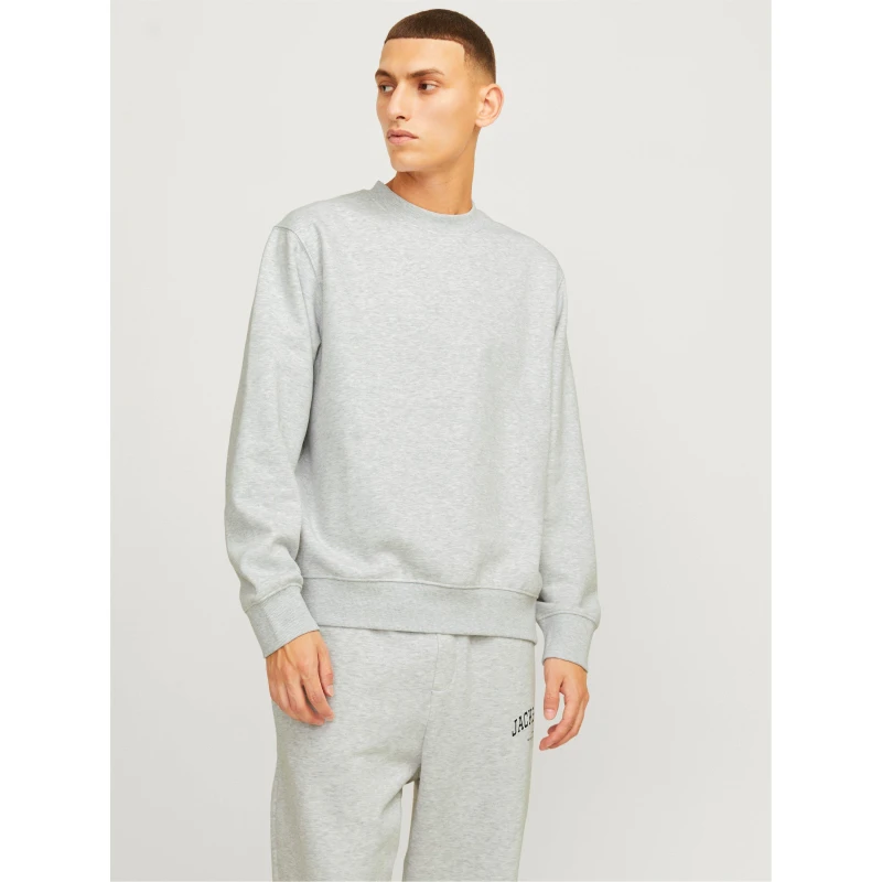 Image of Jack and Jones Urban Edge 400 GSM Crew Sweat Mens Crew Sweaters S White 52317701350