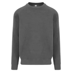 Image of AWDis Just Hoods Mens Graduate Heavyweight Sweatshirt (S) (Charcoal)