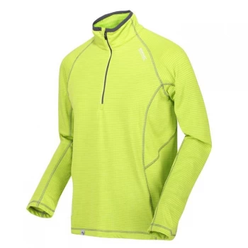 Image of Regatta Yonder Half Zip Fleece - Lime Punch