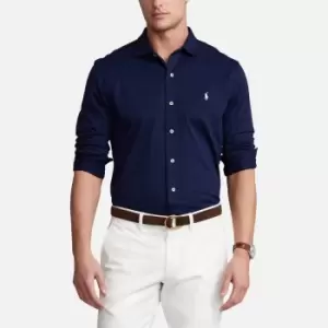 Image of Polo Ralph Lauren Mens Jersey Shirt - Cruise Navy - M
