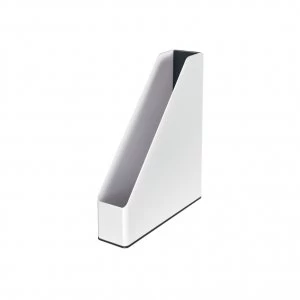 Image of Leitz WOW Magazine File Dual Colour White Black 53621095