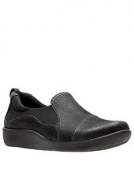 Image of Clarks Sillian Paz Slip On Shoes - Black