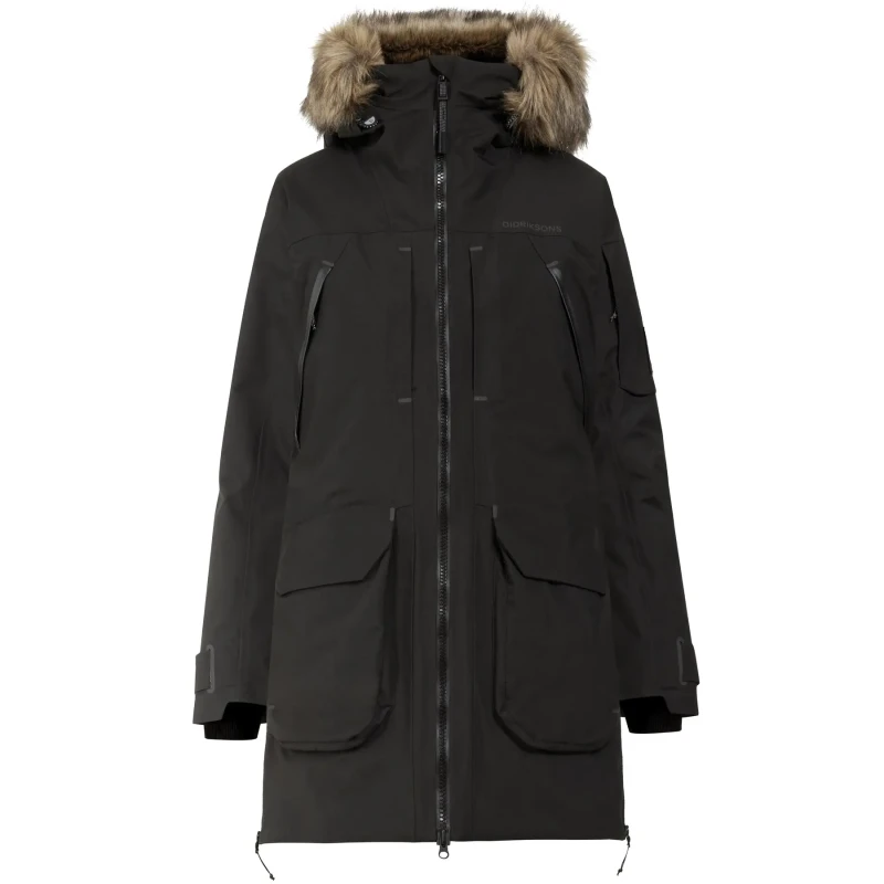 Image of Womens parka Didriksons Ceres Noir Female 40
