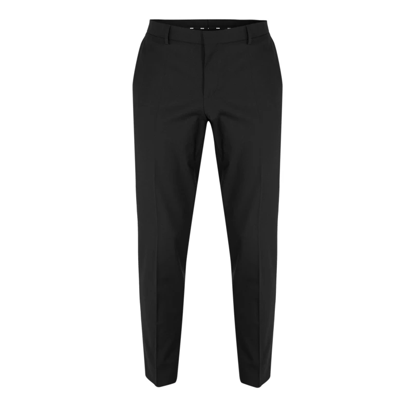 Image of Boss Boss H-Leon-Mm-C-224 10245447 01 Straight Leg Trousers Mens Black male 34W S
