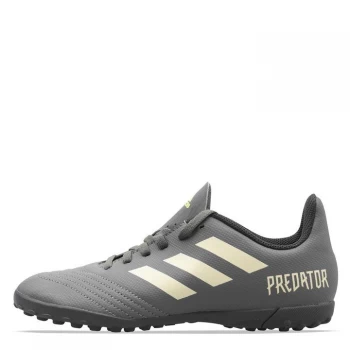 Image of adidas Predator 19.4 Junior Astro Turf Trainers - LegGreen/Sand