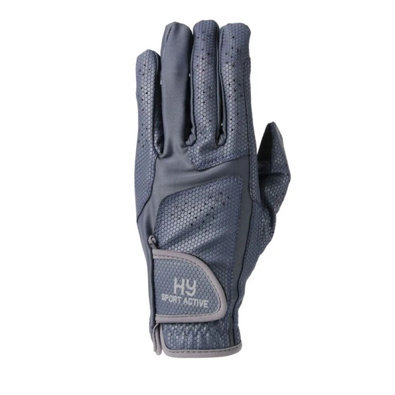 Image of Hy5 Unisex Sport Active Riding Gloves Navy/dark Grey (Xs)