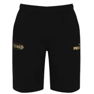 Image of Puma King Fleece Shorts Mens - Black