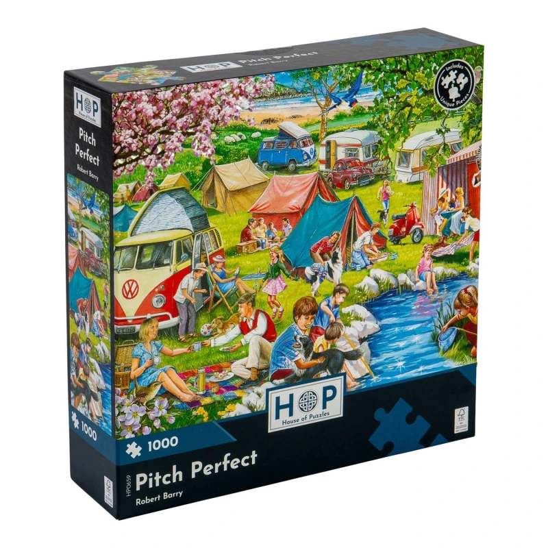 Image of The House Of Puzzles Pitch Perfect, 1000 Piece Jigsaw Puzzle Multicolor Unisex
