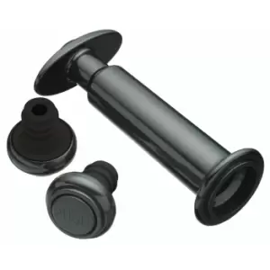 Image of BarCraft Wine Saver Pump & Stoppers Set Black
