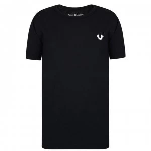 Image of TRUE RELIGION Junior Boys Crafted T Shirt - Black