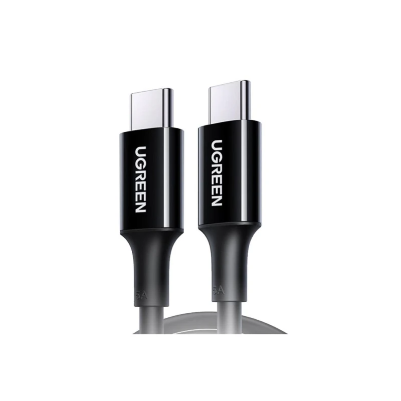 Image of Ugreen Type C 2.0 Male To Type C 2.0 Male 5A Data Cable - Black