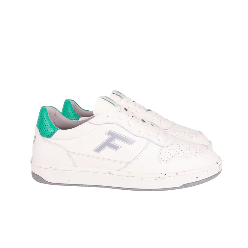 Image of Faguo Leather Trainers Faguo Alder Blanc Male 40