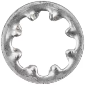 Image of R-TECH 337178 A2 Stainless Steel Shakeproof Washers M4 - Pack Of 100
