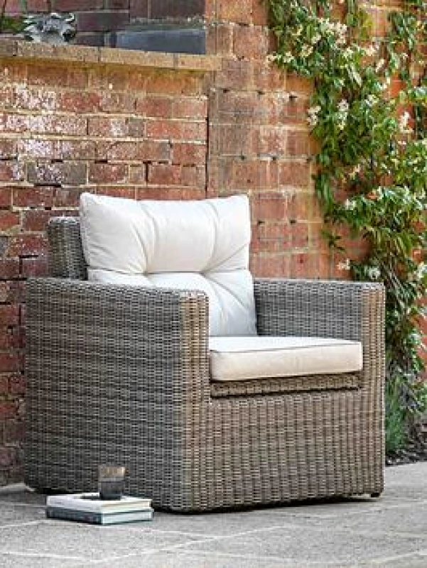 Image of Crossland Grove Fafnir Storage Armchair, Grey 5.06E+12