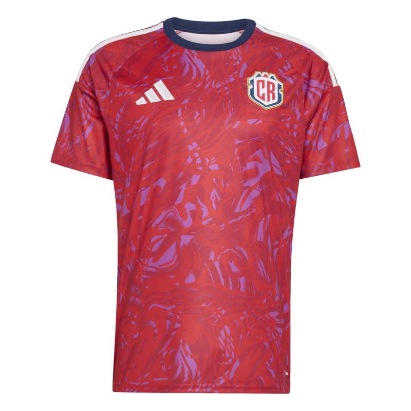 Image of adidas Costa Rica Home Shirt World Cup 2026 Mens Red/Blue male M