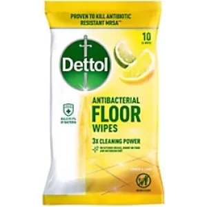 Image of Dettol Floor Wipes 10 Sheets