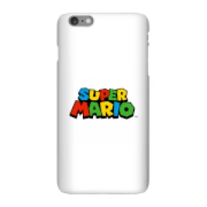 Image of Nintendo Super Mario Colour Logo Phone Case - iPhone 6 Plus - Snap Case - Matte