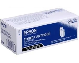 Image of Epson S050672 Black Laser Toner Ink Cartridge
