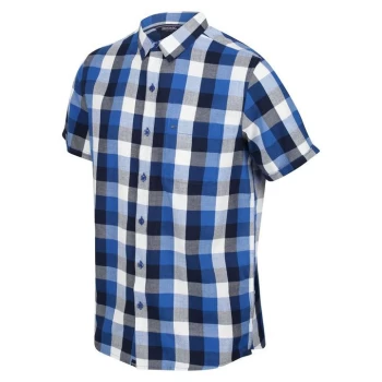 Image of Regatta Ryker Checked Shirt - LapisBlu Chk