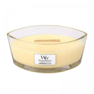 Image of WoodWick Lemongrass and Lily Ellipse Candle 453.6g