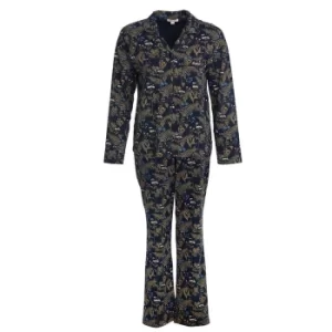 Image of Barbour Womens Nina PJ Set Navy Medium
