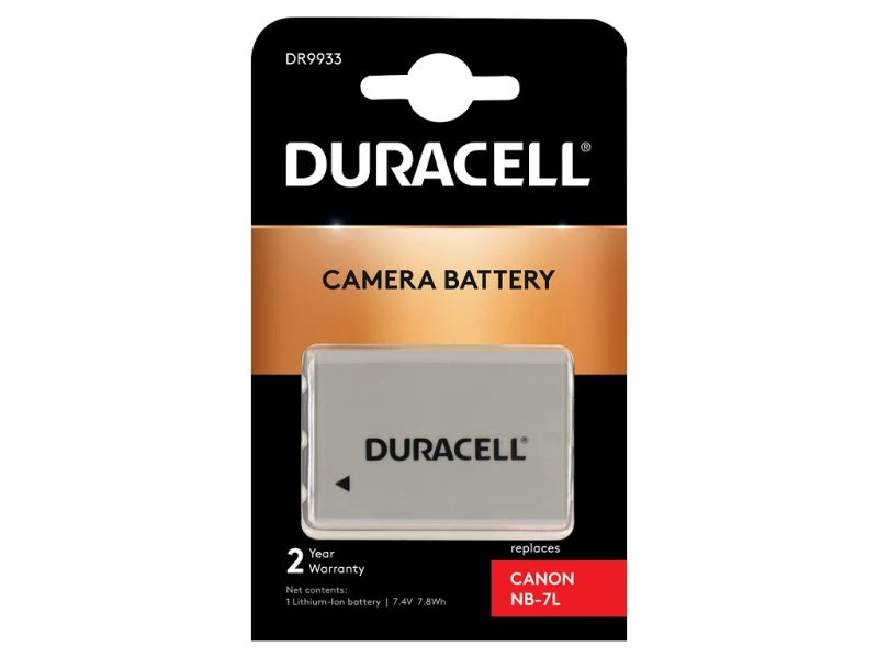 Image of Duracell Camera Battery - replaces Canon NB-7L Battery